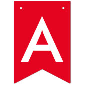 Rainbow Happy Birthday Wimpelkette (Dritte Fahne)