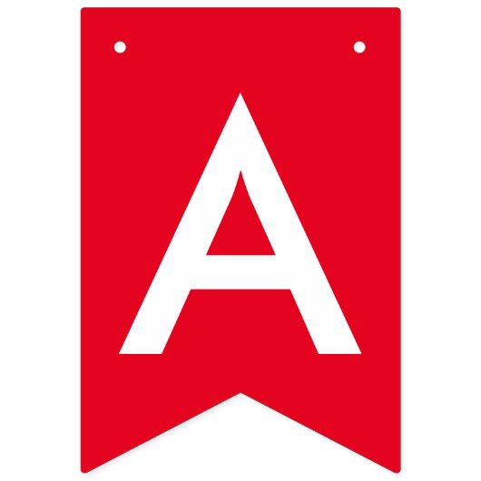 Rainbow Happy Birthday Wimpelkette (Dritte Fahne)