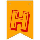 Rainbow Happy Birthday Wimpelkette (Zweite Fahne)