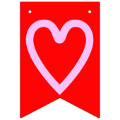 Rainbow Happy Birthday Wimpelkette (Erste Fahne)