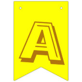 Rainbow Happy Birthday Wimpelkette (Dritte Fahne)