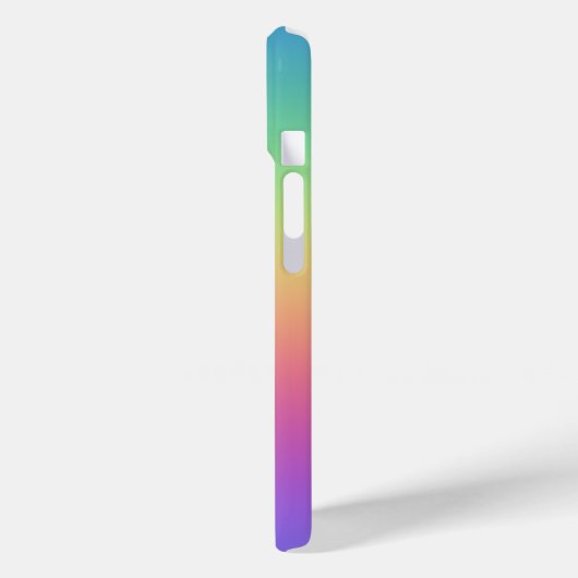 Rainbow Happy Case-Mate iPhone Hülle (Rückseite / Links)