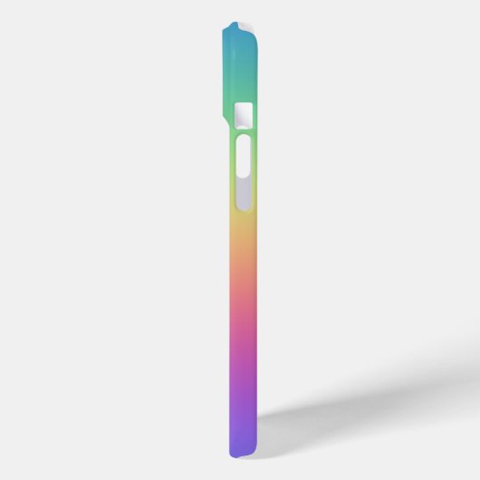 Rainbow Happy Case-Mate iPhone Hülle (Rückseite / Links)