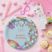 Rainbow Happy Day Geburtstagsparty Pappteller (Party)