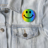 Rainbow Happy Face Button (Beispiel)
