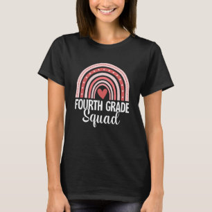 Rainbow Happy First Day Team 4. Grad T-Shirt
