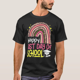 Rainbow Happy Last Day School Gift für Schüler T-Shirt