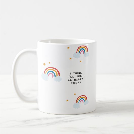 Rainbow Happy Little Tasse Monogram (Links)
