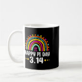 Rainbow Happy Pi Day 3 14 2025 Pi Symbol Math Lieb Kaffeetasse (Links)
