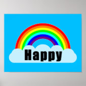 RAINBOW - Happy Poster (Vorne)
