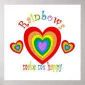 Rainbow Happy Poster (Vorne)