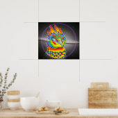 Rainbow Harpy Poster (Küche)