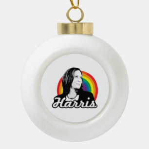 Rainbow Harris Keramik Kugel-Ornament