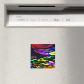 Rainbow-Hartglas-Farbiger Extravaganter Spaß Magnet (In Situ (Geschirrspüler))