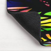 Rainbow-Hartglas-Farbiger Extravaganter Spaß Mousepad (Ecke)