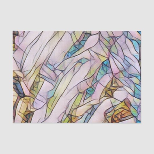 Rainbow-Hartglas Seidenpapier (Vorderseite)