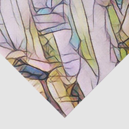 Rainbow-Hartglas Seidenpapier (Ausschnitt)