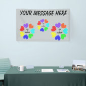 Rainbow Harts Custom Banner der interrassischen Li (Messeveranstaltung)