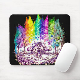 "Rainbow Haven: Ein traumhafter Retreat" Mousepad