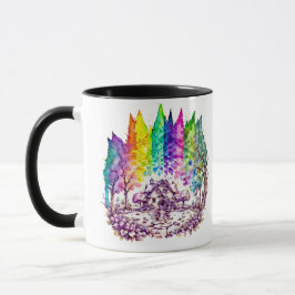 "Rainbow Haven: Ein traumhafter Retreat" Tasse