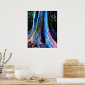 RAINBOW HAWAII EUCALYPTUS TREM POSTER (Küche)
