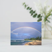rainbow-hawaii.jpg postkarte (Stehend Vorderseite)