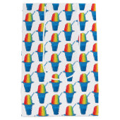 Rainbow Hawaiian Rainbow Shave Ice Dessert Hawaii Mittlere Geschenktüte (Rückseite)