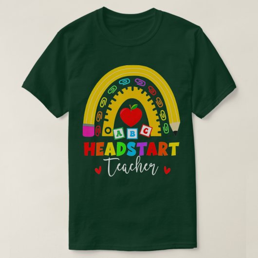 Rainbow Head Startsacher - Starttag T-Shirt (Design vorne)