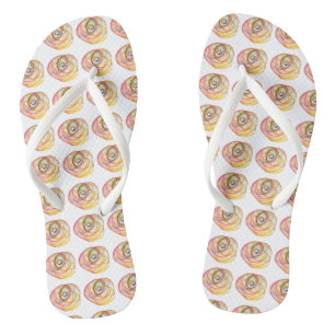 Rainbow Healing Hope Spiral Flip Flops Badesandalen