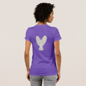 Rainbow Hearguardian Angel Custom Art T - Shirt (Schwarz voll)