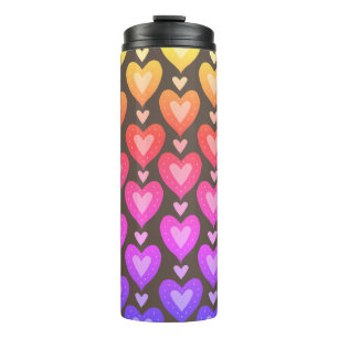 Rainbow Hearmal Thermal Tumbler Thermosbecher