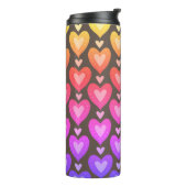 Rainbow Hearmal Thermal Tumbler Thermosbecher (Nach links gedreht)