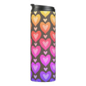 Rainbow Hearmal Thermal Tumbler Thermosbecher (Nach rechts gedreht)