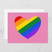 Rainbow Heart #1 Postkarte (Vorne/Hinten)