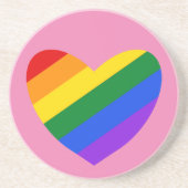 Rainbow Heart #1 Untersetzer (Vorne)