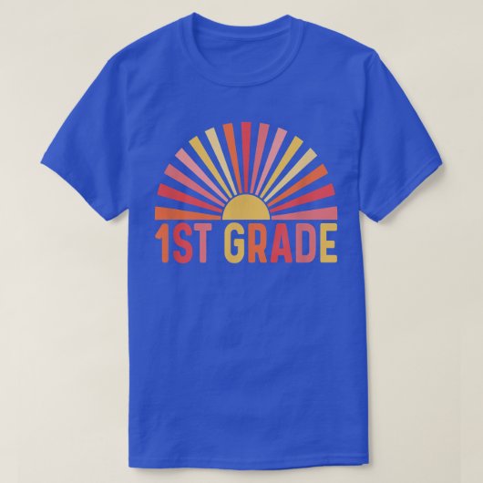 Rainbow Heart 70er Retro Boho Cut T-Shirt (Design vorne)