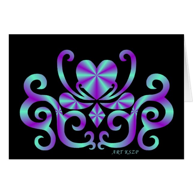 Rainbow Heart and Lily (Vorderseite (Horizontal))