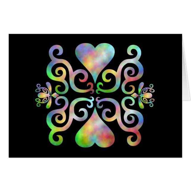 Rainbow Heart and Lily (Vorderseite (Horizontal))