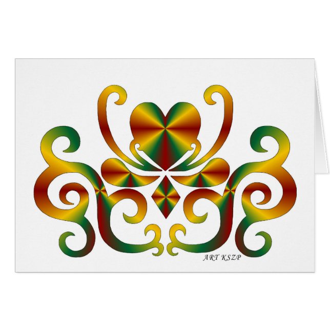 Rainbow Heart and Lily (Vorderseite (Horizontal))