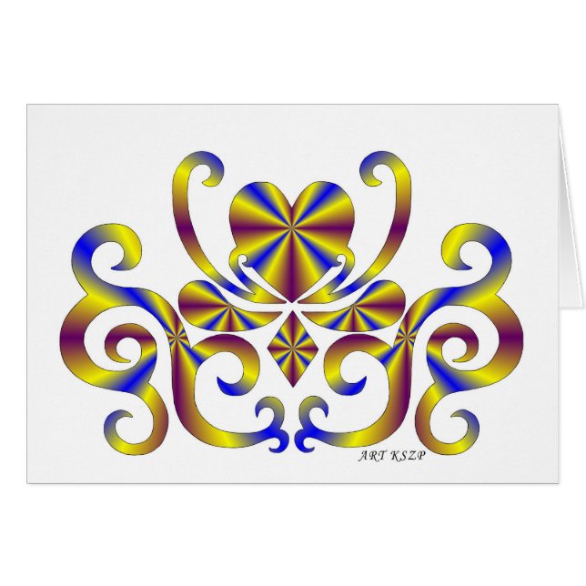 Rainbow Heart and Lily (Vorderseite (Horizontal))