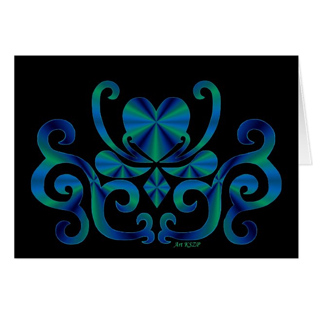 Rainbow Heart and Lily (Vorderseite (Horizontal))