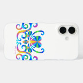 Rainbow Heart and Lily Case-Mate iPhone Hülle (Rückseite (Horizontal))