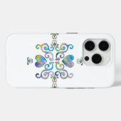 Rainbow Heart and Lily Case-Mate iPhone Hülle (Rückseite (Horizontal))