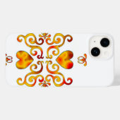 Rainbow Heart and Lily Case-Mate iPhone Hülle (Rückseite (Horizontal))