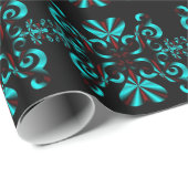 Rainbow Heart and Lily Geschenkpapier (Rolleneckpunkt)