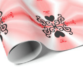 Rainbow Heart and Lily Geschenkpapier (Rolleneckpunkt)