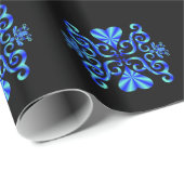 Rainbow Heart and Lily Geschenkpapier (Rolleneckpunkt)
