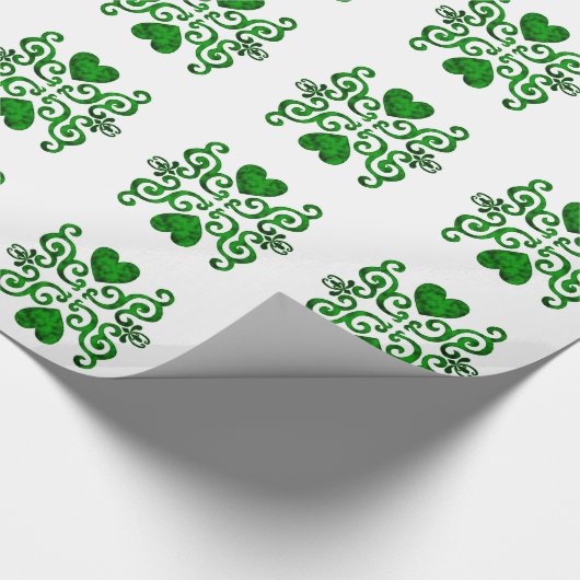 Rainbow Heart and Lily Geschenkpapier (Ecke)