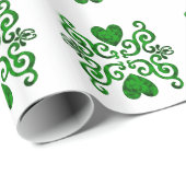 Rainbow Heart and Lily Geschenkpapier (Rolleneckpunkt)