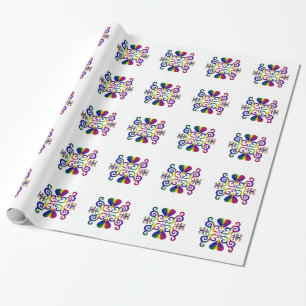 Rainbow Heart and Lily Geschenkpapier